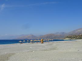 Triopetra beach Crete, Triopetra beach op Kreta