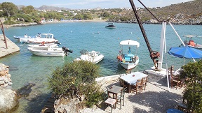 Tersanas Taverna, Tersanas beach, Crete, Kreta