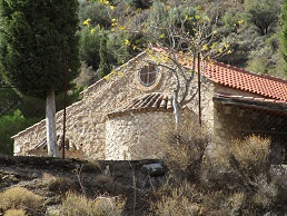 Varsamonero monastery, Agios Phanourios church, Crete, Kreta