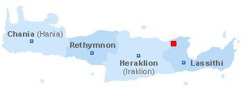 map of Crete