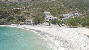 Lionas beach on Naxos