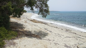 Kastraki beach on Naxos