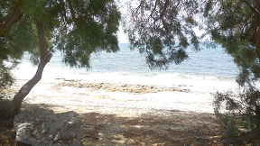 Kastraki beach on Naxos