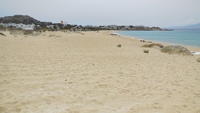 Mikri Vigla beach on Naxos