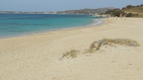 Mikri Vigla beach on Naxos