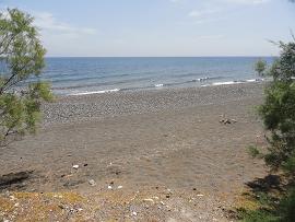 Agia Paraskevi Beach in Santorini