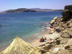 Beach in Schinoussa