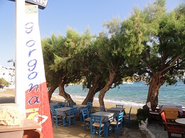 Sifnos, Gorgona Restaurant in Faros