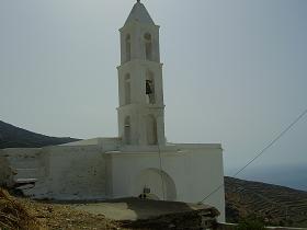 Church on Tinos in Greece, kerk op Tinos in Griekenland