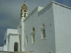 Church on Tinos in Greece, kerk op Tinos in Griekenland