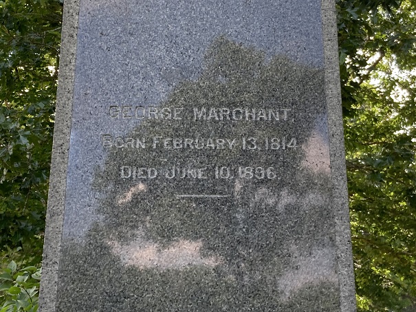 Marchant memorial, detail