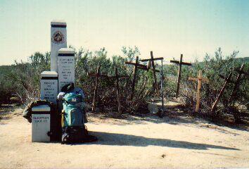 Mexican border, Pacific Crest Trail