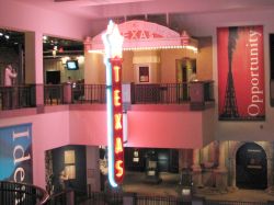 Texas Theater sign in Sherman